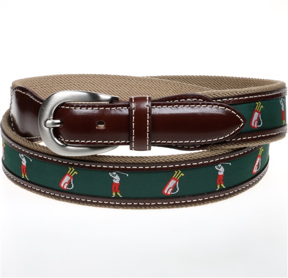 Green Golf Belt