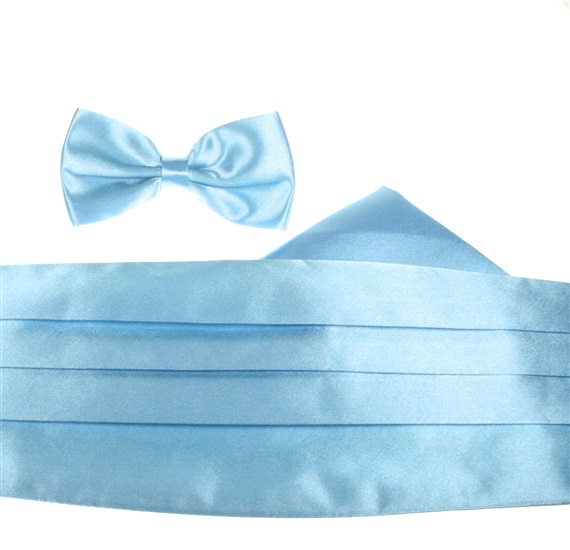 Cummerbund Sky Blue Set