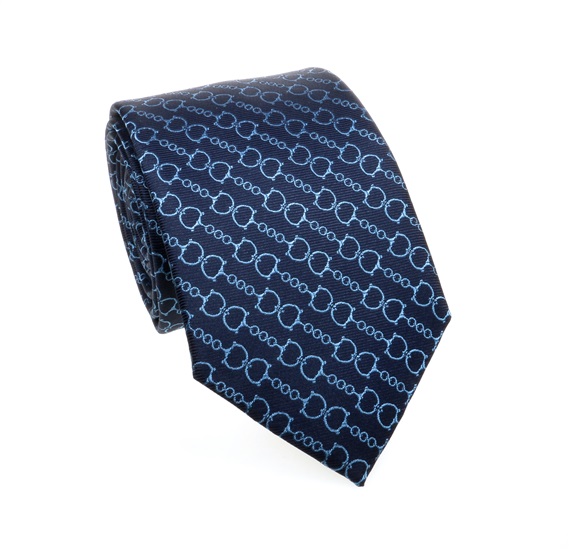 Blue Stirrup Tie
