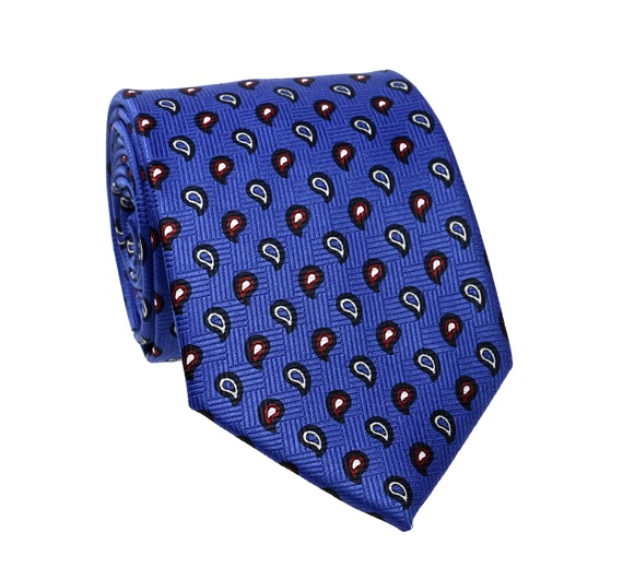 Royal Blue Paisley Tie