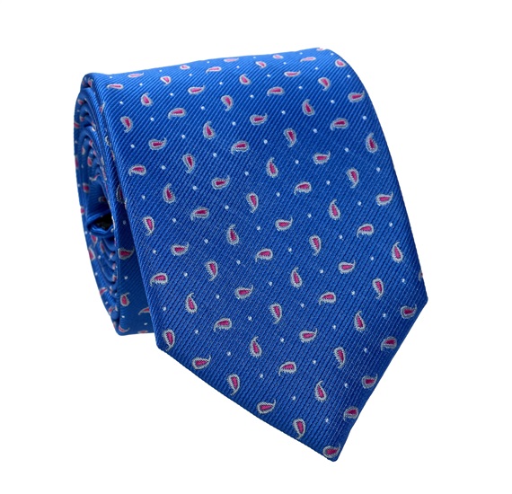 Royal Blue Paisley Tie