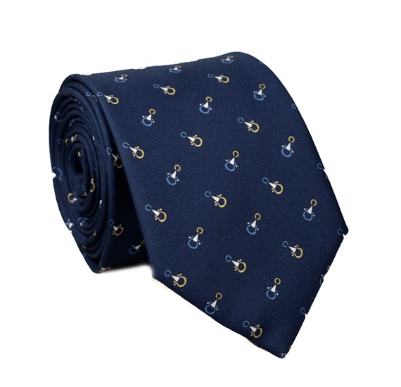 Dark Blue with Stirrup Tie