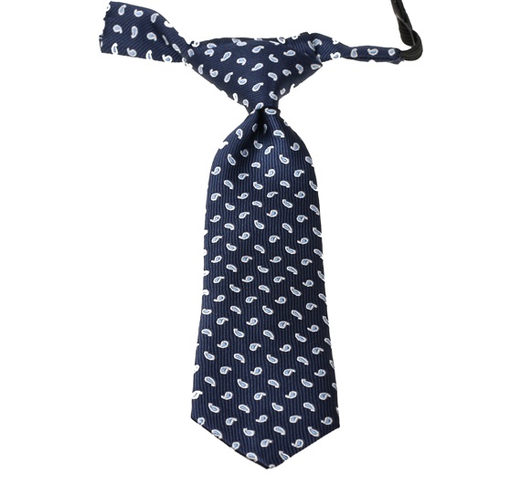 Dark Blue Baby's Tie with Cashmere