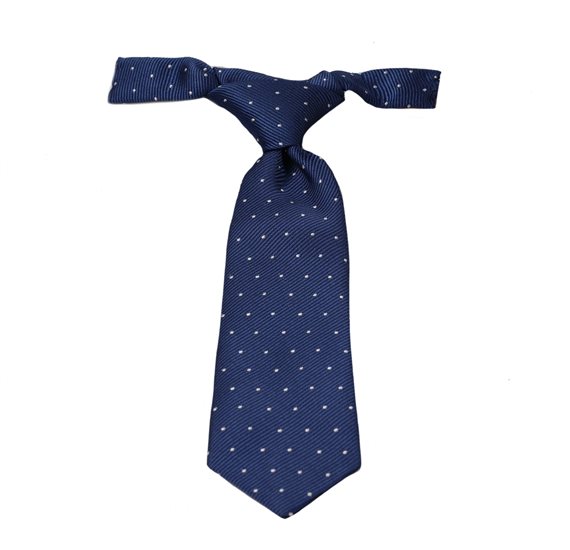 Royal Blue Baby's Tie with Moons