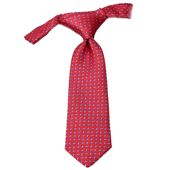 Red Baby's Tie with Cashmere