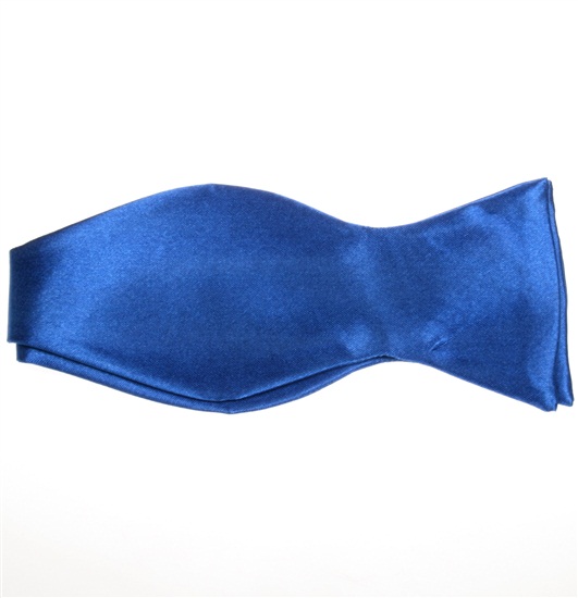 Royal Blue Self Bow Tie