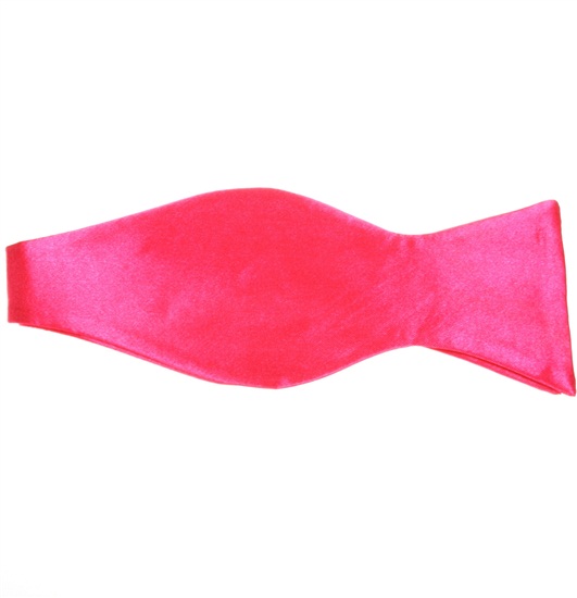 Fuchsia Self Bow Tie
