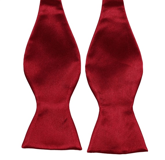 Garnet Self Bow Tie
