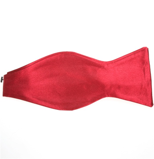 Red Self Bow Tie