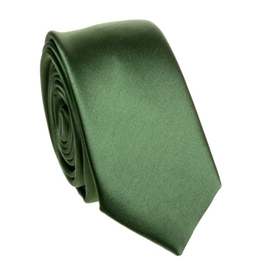 Dark Green Skinny Tie