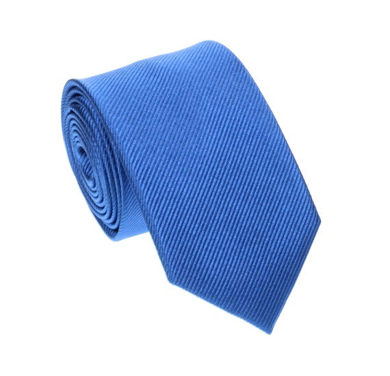 Royal Blue Jacquard Silk Tie