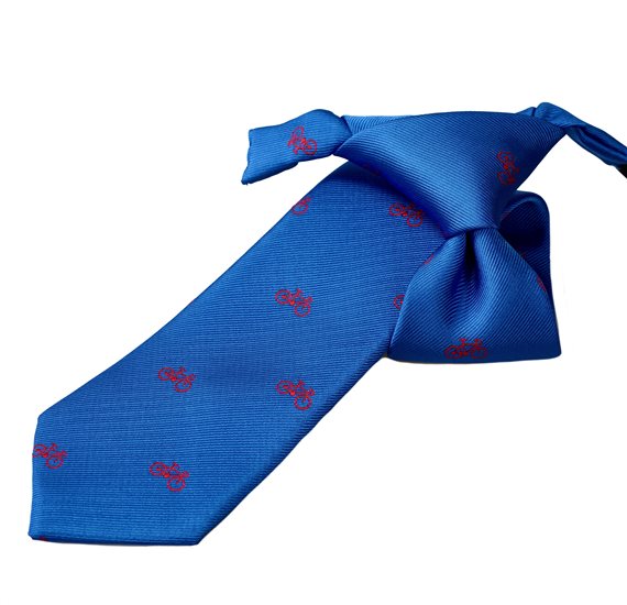 Boy's Royal Blue Bikes Tie