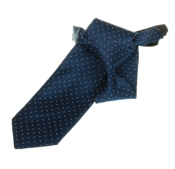 Boy's Deep Blue Dots Tie
