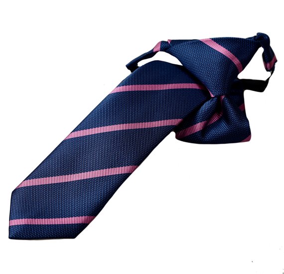 Boy's Blue Stripes Tie