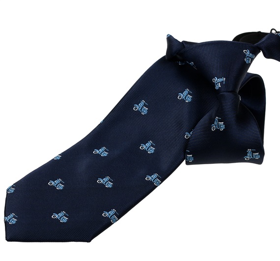 Boy's Dark Blue Scooter Tie