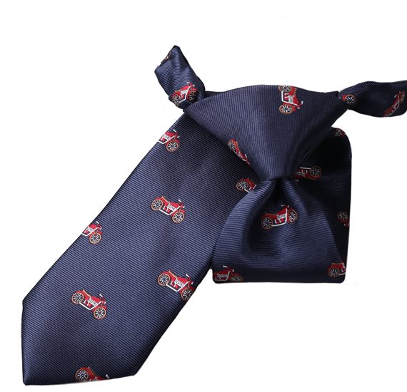 Boy's Blue with Motorcycle Tie