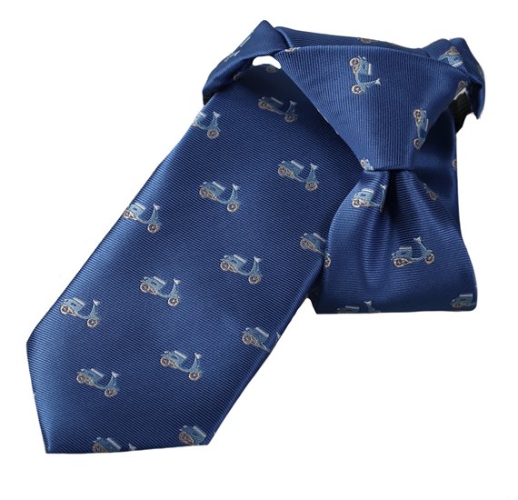 Boy's Royal Blue Scooter Tie