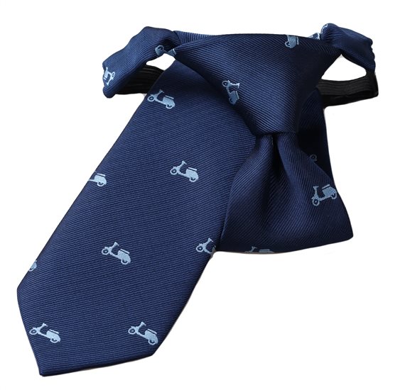 Boy's Blue Scooter Tie