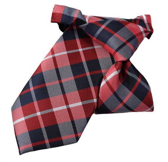 Boy's Tartan Red Tie