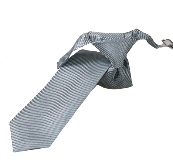 Boy's Pearl Grey Tie