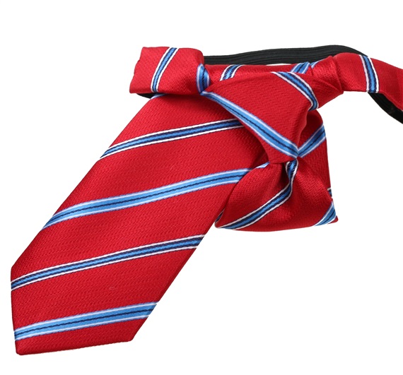 Boy's Red Stripped Tie