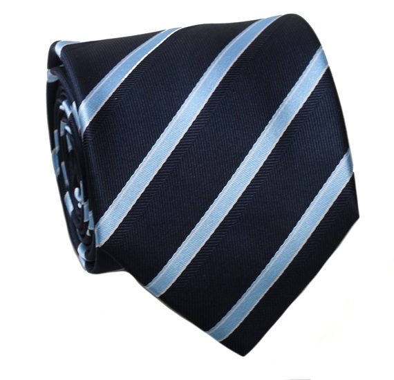 Blue Striped Tie