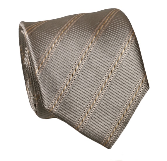 Beige Stripes Tie