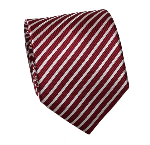 Burgundy Stripes Tie
