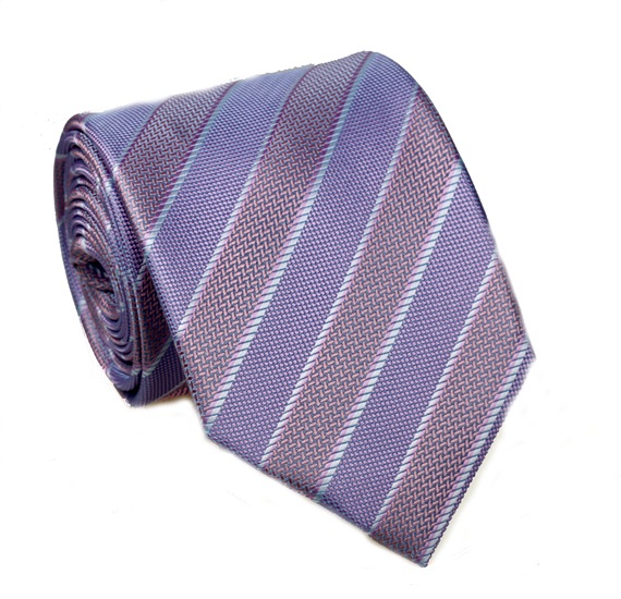 Mauve Stripes Tie