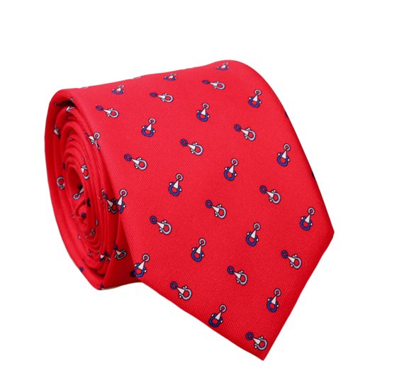 Red Stirrup Tie