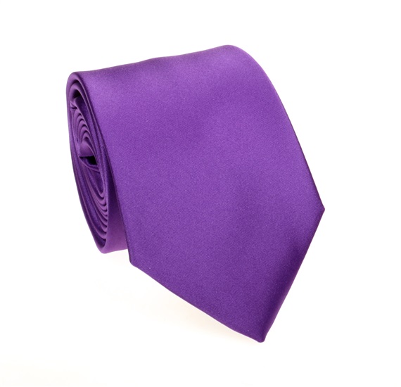 Purple Tie and Pocket Square