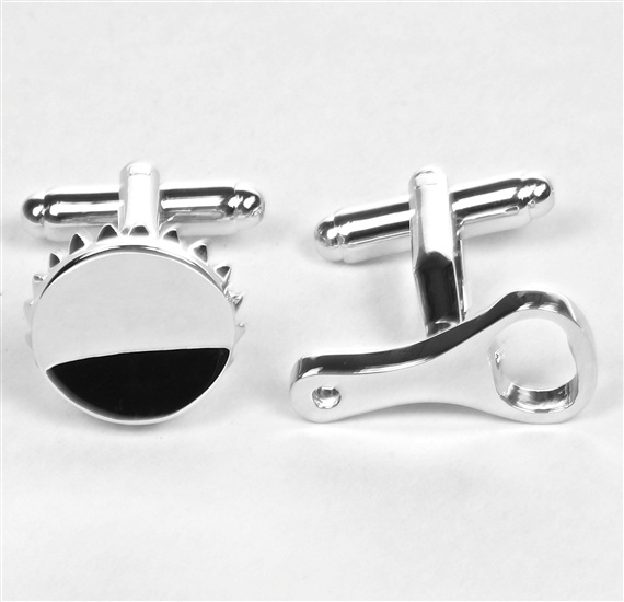 Bottle Top & Opener Metal Cufflinks