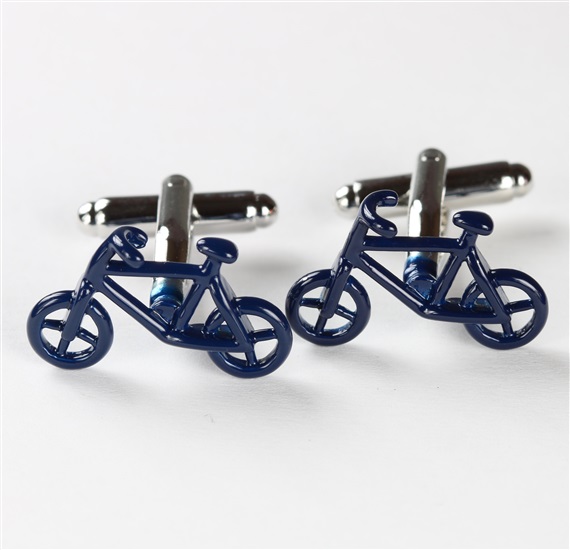Blue Bikes Cufflinks