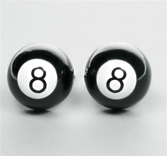 Black Ball Billiards Cufflink