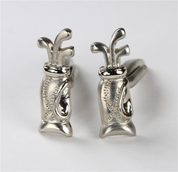 Golf Bag Cufflinks