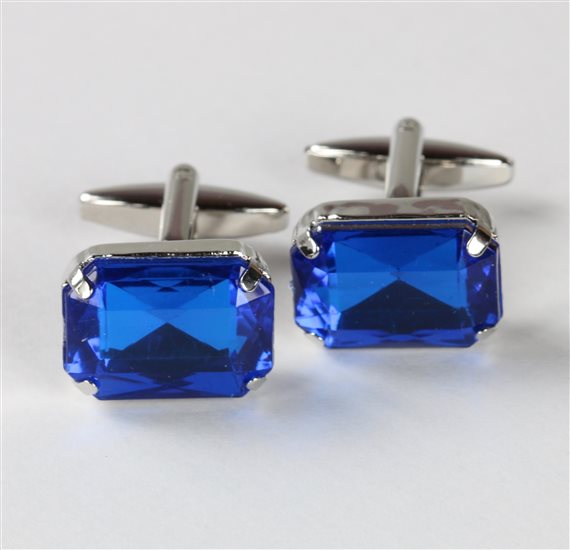 Blue Cristal Cufflinks