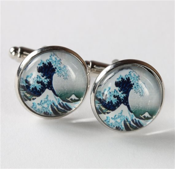 "The Great Wave" Cufflinks
