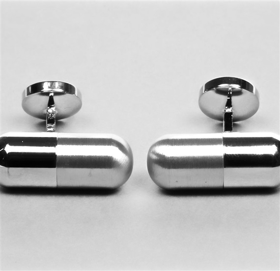 Capsule Metal Cufflinks