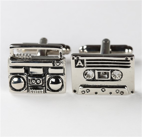 Radio Cassette Cufflinks