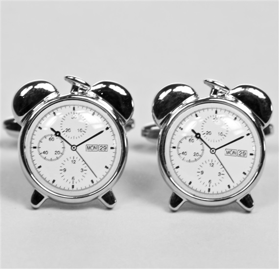 Retro Clock Cufflinks