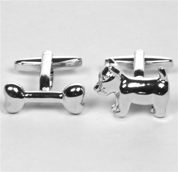 Schnauzer Cufflinks
