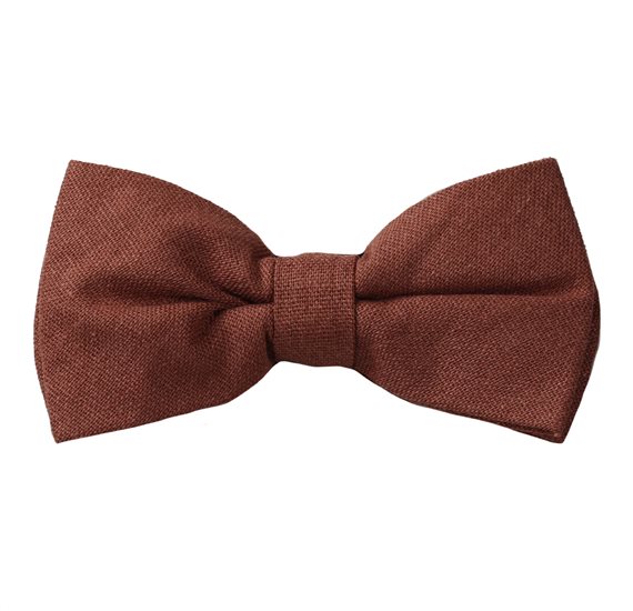 Brown Cotton Bow Tie