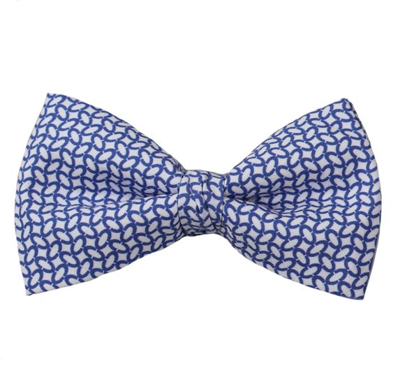Blue Bow Tie with Links