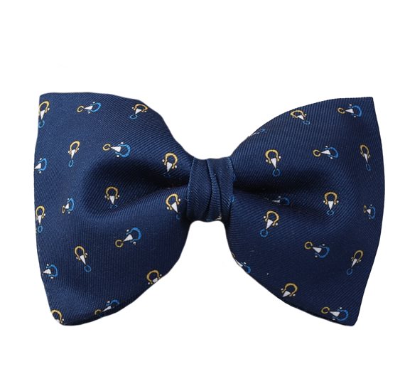 Blue Bow Tie Stirrups Design