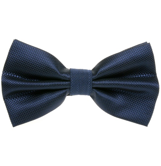 Dark Blue Dress Bow Tie