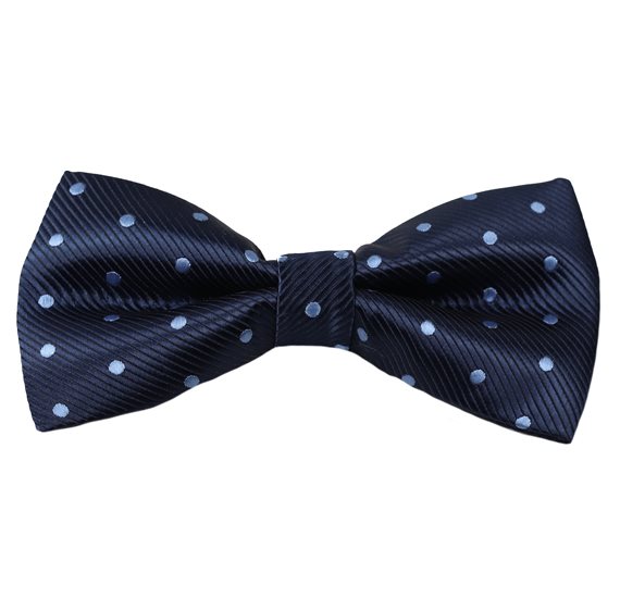 Blue Bow Tie with Blue Sky Dots