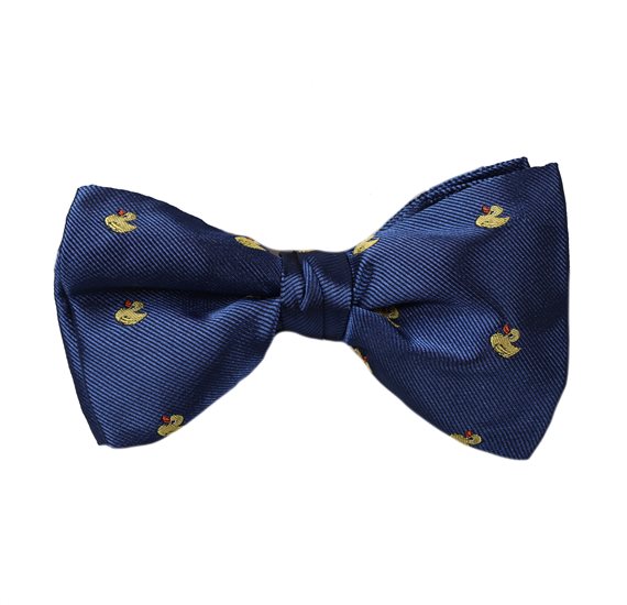Royal Blue with Yelow Ducks Bow Tie