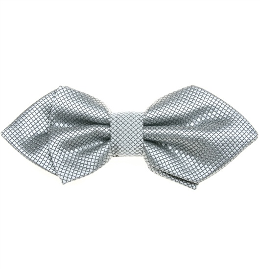 Light Grey Bogart Bow Tie