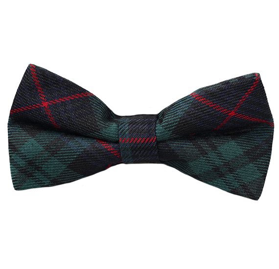 Green Tartan Bow Tie