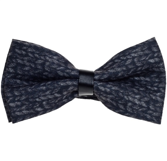 Dark Grey Bow Tie Spike